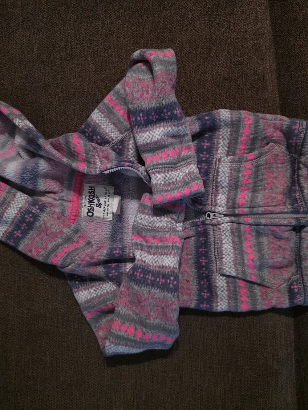 OshKosh Bgosh cozy hooded